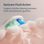 Philips Sonicare 4100 Series Electric Toothbrush - Sonic Toothbrush with Advanced Sonic Technology, Pressure Sensor, Two Intensity Settings, Smartimer & Quadpacer, Black, Model HX3681/24