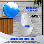 ARC Urinal Screens - Anti-Splash Urinal Screens Deodorizer (10 Pack) | Urinal Cake | Long Lasting Scent to Eliminate Odors | Used for Bathrooms in Bars, Restaurants, Schools, and other Businesses