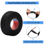 Outus Cloth Electrical Wiring Harness Tape, 2 Roll, 1-1/4 Inch X 49.2 ft