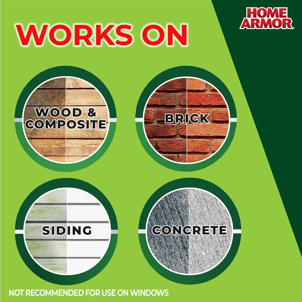 Home Armor Refill Cleaning Cartridge, 2 Pack, For Use with the Power Clean Wand, 2X Cleaning Power of Ordinary Outdoor Cleaners, Single Use Cartridge