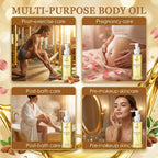 SDUQULK ERAE Queen Oil, Cold-Pressed Botanical Body Oil, Lightweight Daily Hydrating & Moisturizing Oil for Arms, Tummy & Thighs, Deeply Nourishing, 2 Pack (120 ml / 4 fl oz Each) (2 PCS)