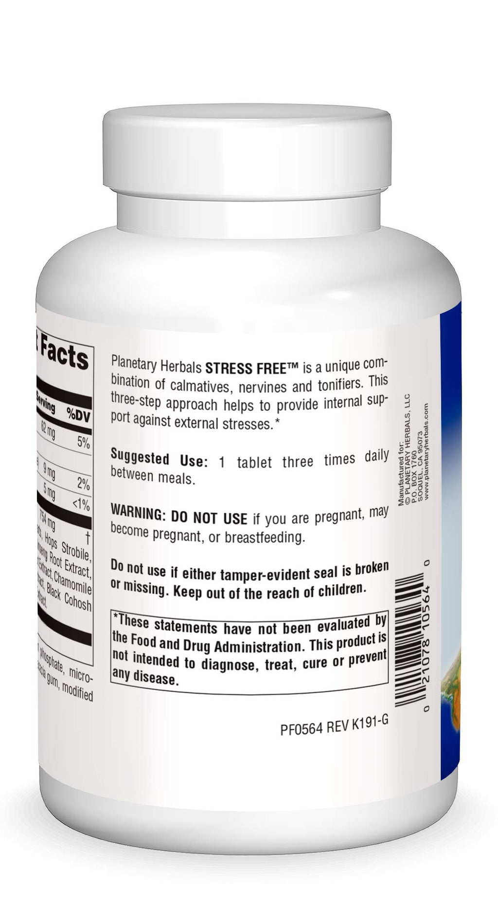 Planetary Herbals Stress Free, 815 mg - 180 Tablets