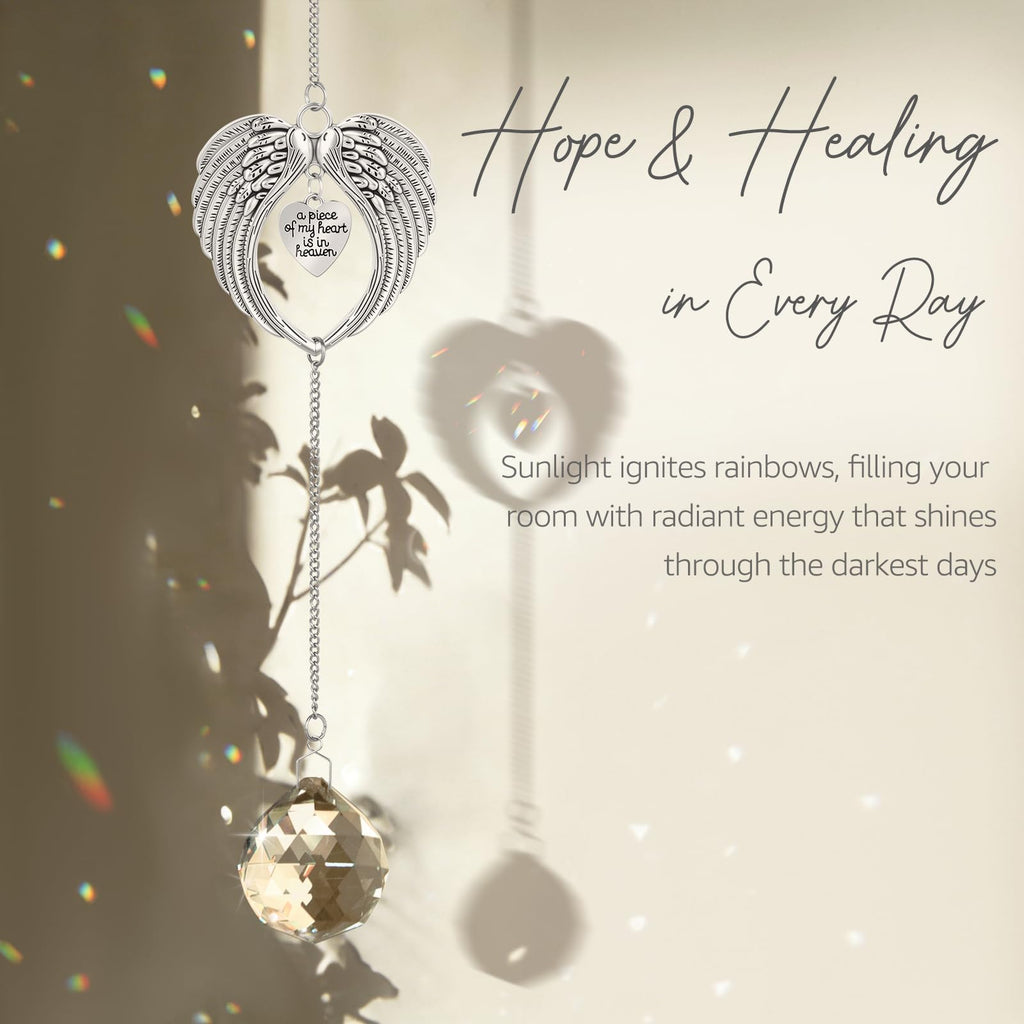 Memorial Sympathy Gifts for Loss of Loved One, Memorial Crystal Suncatcher