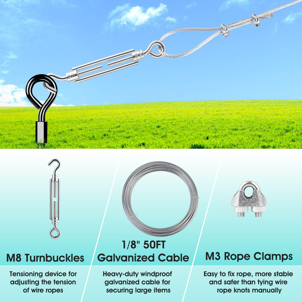 Ground Anchors Heavy Duty Shed Anchors Kit Mobile Home Anchor, 4x15in