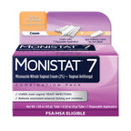 Monistat 7-Day Yeast Infection Treatment for Women, Miconazole Cream (45g Tube) with 7 Disposable Applicators & External Itch Relief Anti-Itch Cream (9g Tube) Combo Pack