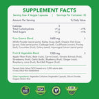 KaraMD Pure Nature | Greens, Fruit and Veggies Supplement | Vitamins, Fiber & Antioxidants | 20 Fruits and Vegetables Supplements for Energy & Digestion | Gluten Free & Vegan Friendly (30 Servings)