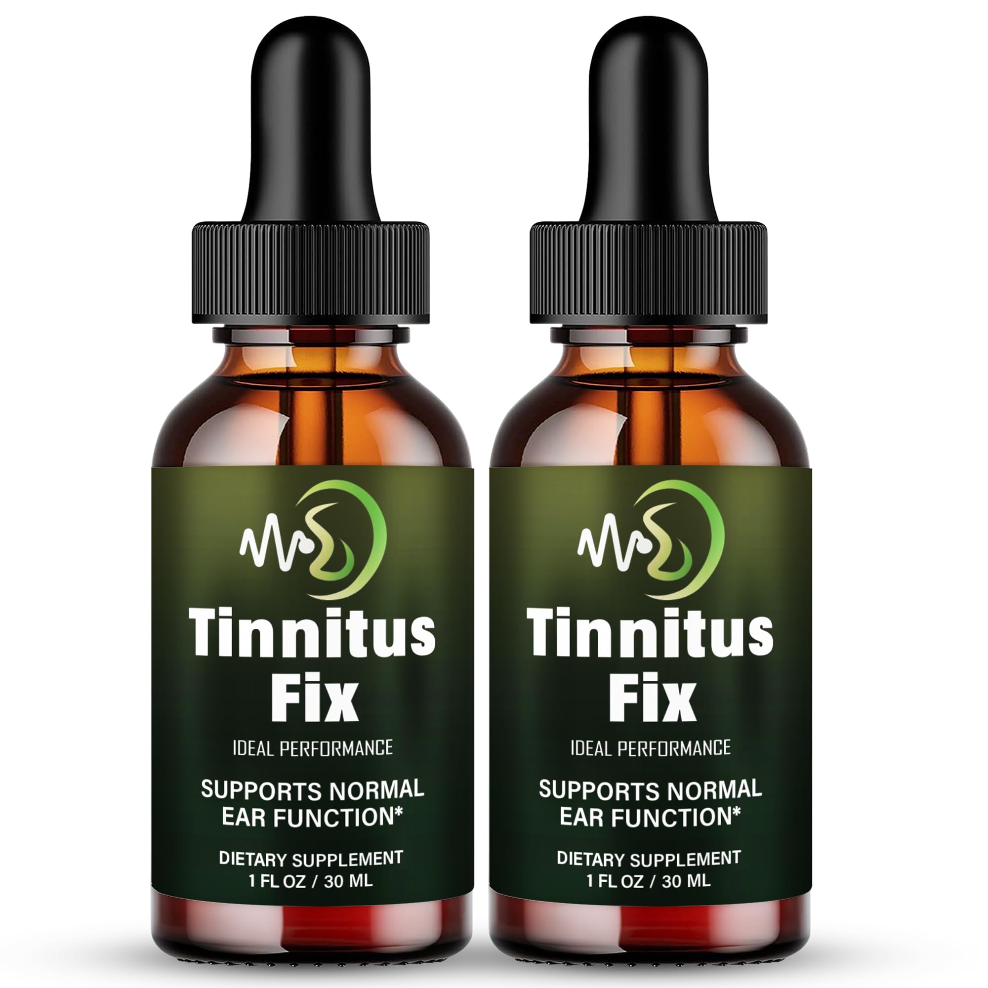 Tinnitus Fix Drops, Official TinnitusFix Tinnitus Relief for Ringing Ears, Advanced Ear Health Support Supplement Liquid Drop All Natural for Healthy Ringing Ear, Tinnitus Fix Dropper Reviews (2 Pack)