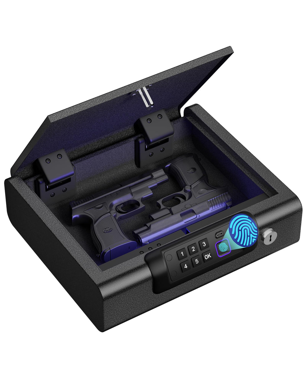 BILLCONCH Gun Safe,Biometric Fingerprint Gun Safe for Handgun Pistol Safes