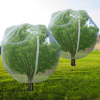 2 Pack 13x13 FT Fruit Tree Net Bags, Zipper Bird Net Cover for Apple Trees