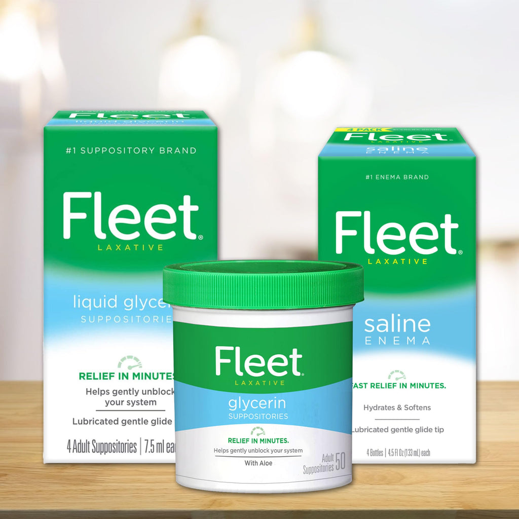 Fleet Laxative Saline Enema for Adult Constipation, 4.5 fl oz, 4 Bottles (Pack of 3)