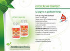 Nutrisalud Products Circulacion Complex, Capsulas naturales para la circulacion.Set de 2 frascos.Combaten Varices,calambres,hinchazon de pies y Manos,ayudan a bajar el colesterol.