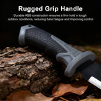 Esvopa Machete for Bushcraft, Survival Knife with Saw for Yard Work
