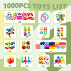 Kopiry 1000Pcs Kids Party Favors Bulk Fidget Toys for Goodie Bags Pinata Fillers, Treasure Box Toys for Classroom Prizes, Carnival Birthday Stocking Stuffers, Prize Box Toys for Boys Girls
