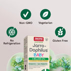 Jarrow Formulas Jarro-Dophilus Baby + GOS - 2.1 oz Powder - Supports Intestinal Health for Babies 3 Months to 4 Years - 60 Servings
