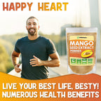 XPRS Nutra Mango Seed Extract Powder - Premium Mango Seeds (Mangifera Indica) - Fresh Premium Non-GMO Wild Extract Powder - Vegan Friendly Healthy Supplement (16 Ounce)