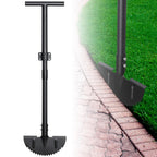 EUIJOIP Heavy Duty Edger Lawn Tool, 34-49 in Adjustable Carbon Steel Weed Cutter with Comfort-Grip Rubber Handle – Ideal for Lawn Edging, Yard Maintenance, and Garden Landscaping, Black