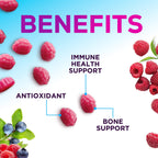 Zinc Gummies 50mg Per Serving - Immune Skin & Bone Support Health Gummy - Premium Antioxidant Chewable, High Absorption Vegan, Best Zinc Supplements Vitamin for Adults, Tasty Berry Flavor, 120 Gummies
