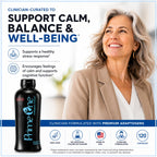 HerbFuse Saba Prime One Liquid Adaptogen Blend with Ashwagandha, Rhodiola, Reishi, Ginseng & Eleuthero - Herbal Supplement, 32 Fl Oz, 63 Servings
