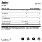 Celebrate Vitamins Bariatric 500mg Calcium Citrate Soft Chews with 500 IU Vitamin D3 – Essential for Gastric Bypass Patients & Bone Health - Sugar & Gluten Free, Lemon (90 Chews)