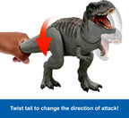 Mattel Jurassic World Rebirth Power Devour Tyrannosaurus Rex Dinosaur Figure with Tongue Activated Constant Chomp, Lights & Sounds, Digital Play