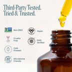 Cliganic Non-GMO Jojoba Oil Bulk 32oz, 100% Pure - Natural Cold Pressed Unrefined Hexane Free Oil for Hair & Face