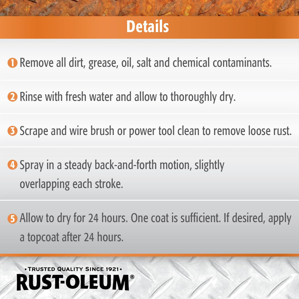 Rust-Oleum 215215-6PK Stops Rust Rust Reformer Spray, 10.25 oz, Black, 6 Pack