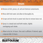 Rust-Oleum 215215-6PK Stops Rust Rust Reformer Spray, 10.25 oz, Black, 6 Pack