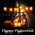 EverBrite 6-Pack Halloween Pumpkin Lantern, Collapsible Jack O Lantern