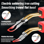 Upgraded 220W Plastic Welder, 2 in 1 Plastic Welding Kit Plastic Repair Welder Kit 1000PCS Hot Stapler Soldering Gun with 100PCS Plastic Welding Rods Car Bumper Repair Kit for Most Plastic Repair