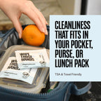 Wipe Those Hands On-The-Go Sanitizing Wipes - 4 Packs of 30 Individually Wrapped Wipes, 120 Total - Alcohol & Fragrance-Free - Kills Germs Fast - Travel Friendly