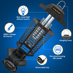 GOOTOP Remote Control Insect Zapper Outdoor Mosquito Zapper Fly Traps Fly Zapper Mosquito Killer 3 Pin Plug 90-130V ABS Plastic External