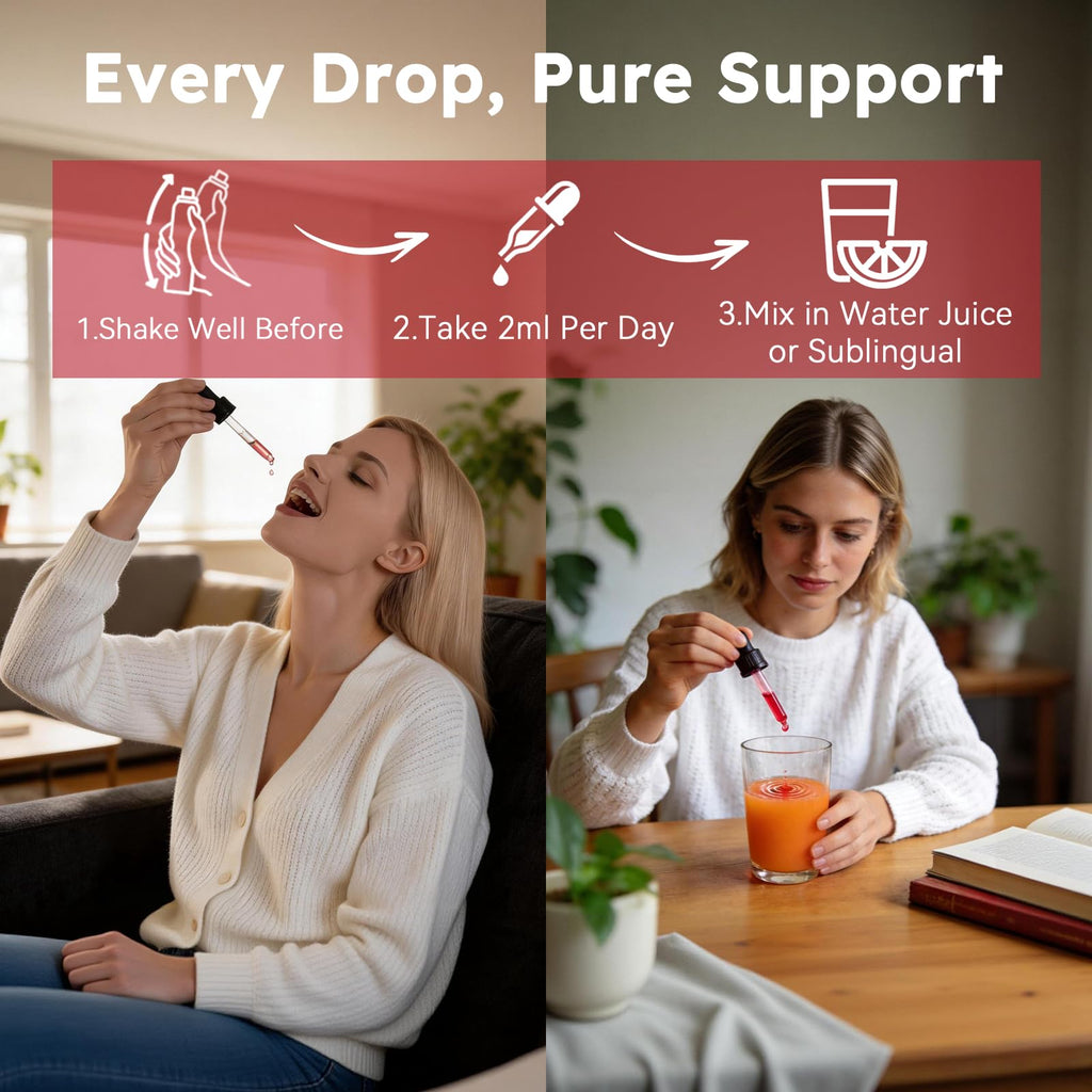 Scibalia Cutting Mix Drink Liquid Drops, Metabolism & Satiety Support w. Berberine Yerba Mate Magensium Chromium FOS & 5-HTP for Energy & Gut Health, Strawberry Acai Flavor 30 Servings