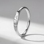 Engraved Rings for Women, Custom Name Ring and Personalized Rings for Women