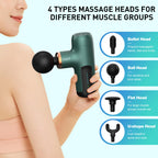 YAEIY Mini Massage Gun, Portable Massage Gun for Deep Tissue Muscle, Handheld Small Massage Gun, Compact Powerful Massager with Case for Travel, Athletes,Office Gifts, Black