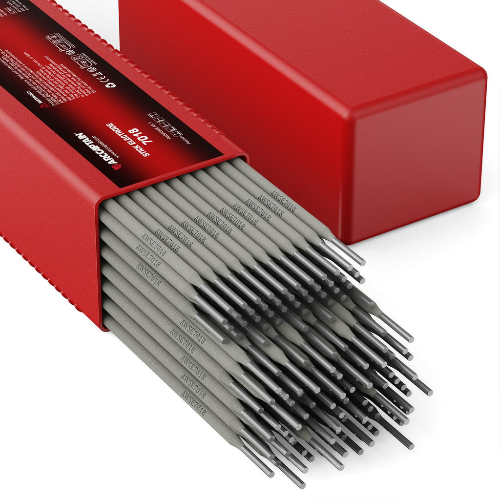 ARCCAPTAIN E7018 Welding Rod 1/8'' 10LB Low Hydrogen Carbon Steel Welding Sticks Electrodes, Welding Rods ARC Welding Equipment