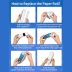 DELOMO Large Lint Roller Refills (6 Pack, 540 Sheets) – Compatible Only with DELOMO 9.45 in Giant Lint Roller – Extra Sticky Floor Lint Roller Refill for Carpets, Beds, Couches, Cars & Pet Hair