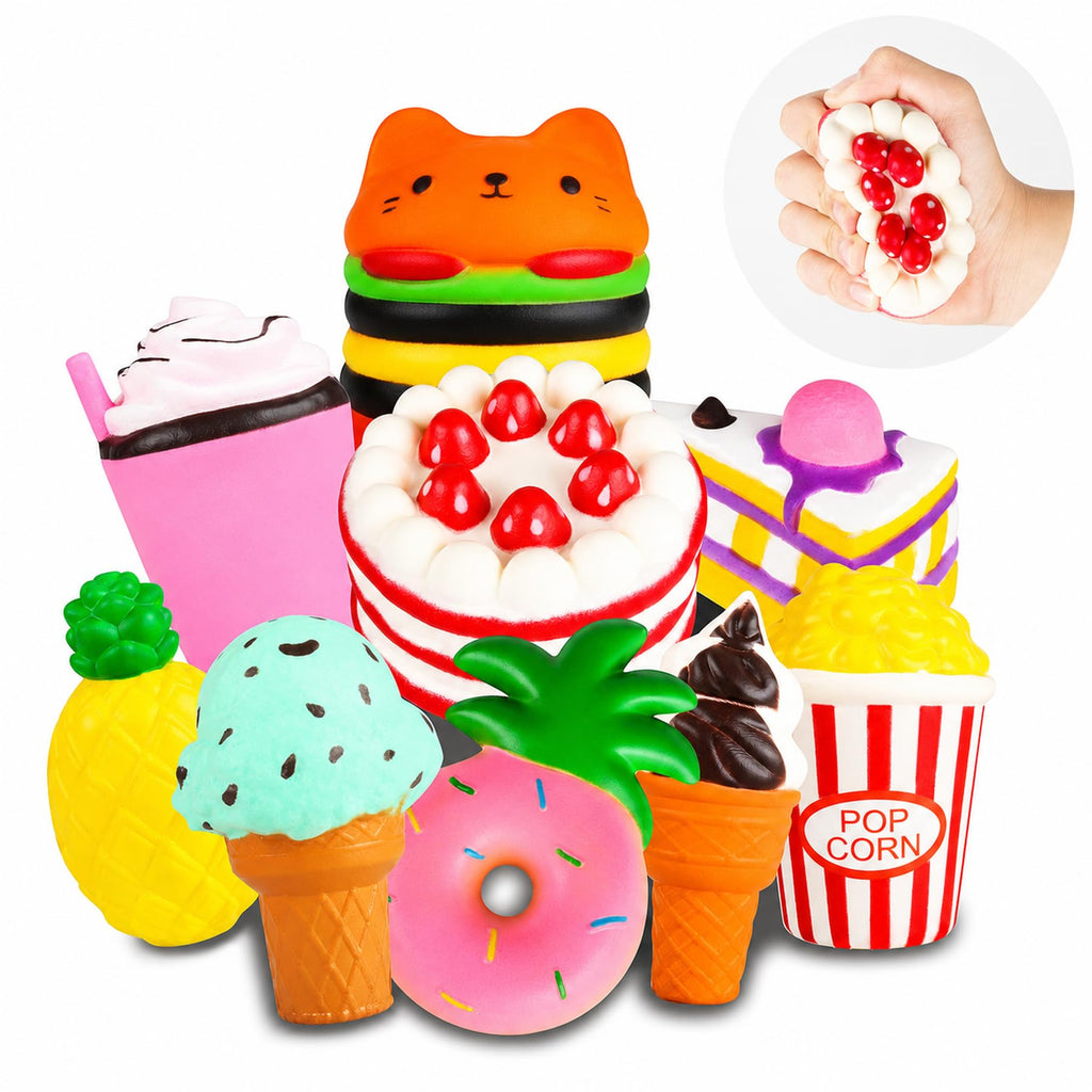 YOYI Slow Rising Squishy Toys, Jumbo Food Squishies Set