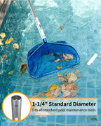 SKGPOLE Swimming Pool Pole, Upgraded 16FT Professional Telescopic Extendable Pool Pole Aluminium Heavy Duty, Adjustable Length 4 to 16 Feet, Universal Pole for Skimmer Nets, Brushes and Vacuum Heads