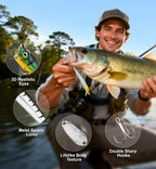 2026 Fishing Lure Advent Calendar 24 Days for Men Teens