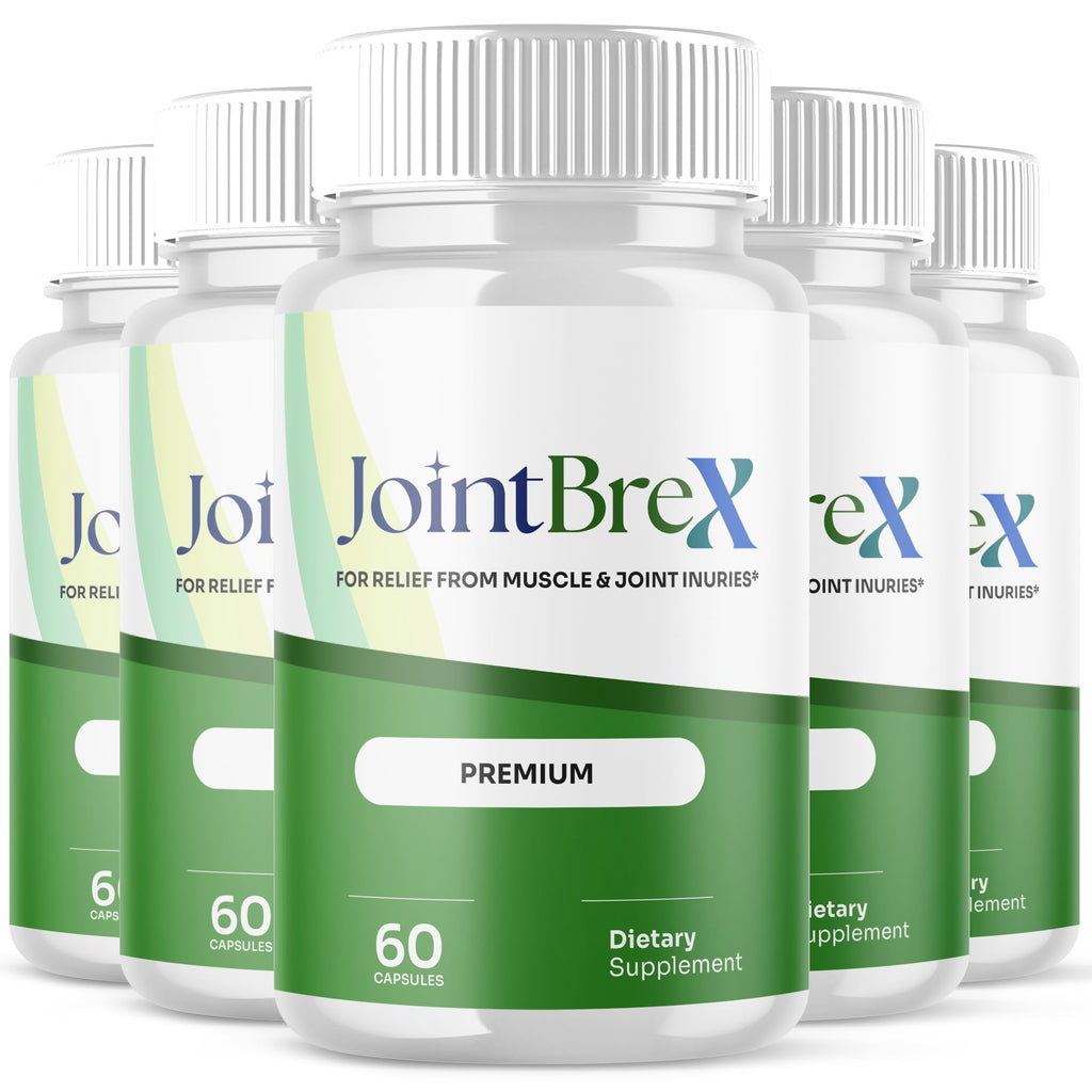 (5 Pack) JointBrex Capsules, Joint Brex Pills with All Natural Ingredients, Advanced Overall Health Wellness Supplement with Maximum Strength Healthy Lifestyle Vitamins for Women and Men(300 Capsules)