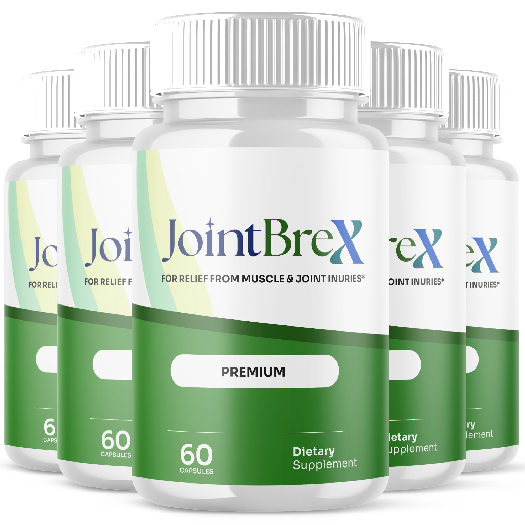 (5 Pack) JointBrex Capsules, Joint Brex Pills with All Natural Ingredients, Advanced Overall Health Wellness Supplement with Maximum Strength Healthy Lifestyle Vitamins for Women and Men(300 Capsules)