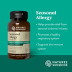 Nature's Sunshine Seasonal Allergy, 100 Capsules | Herbal Respiratory Supplement Helps Support the Body During Seasonal Changes