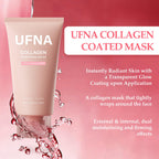 UFNA Collagen Face Mask - Overnight Wrapping Mask - Facial Firming, Elasticity & Hydration - Hydrolyzed Sodium + Panthenol +Niacinamide for Reduce Dullness & Promote Smoother Skin Texture - 75ml