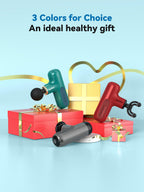 HEYCHY Super Mini Massage Gun, Percussion Deep Tissues Muscle Massager, Compact Sports Travel Massage Gun, Portable Handheld Massager for Home, Gym, Office, Outdoors