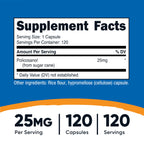 Nutricost Policosanol 25mg, 120 Capsules - Gluten Free, Non-GMO, and Vegetarian Friendly