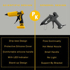 100W Cordless Hot Glue Gun Compatible with Dewalt 20V MAX Battery