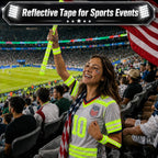SWRT Reflective Tape 2 Inch x 30 Feet DOT-C2 Shining Star Fade Resistant Green Reflective Outdoor Waterproof Strong Adhesive Safety Warning Reflector Conspicuity Tape for Trailer Trucks Bike