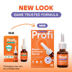 Profi™ Nasal Immune Spray – Cleansing Gel Layer for Airborne Exposure, Up to 8 Hours, Drug-Free Nasal Spray for Everyday Use, Travel, Work & Crowded Spaces (180 Sprays)