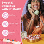 Smarties Candy Bulk Rolls Original Flavor - Gluten & Vegan Free - Classic Sweetness From Family Owned Company Since 1949, Peanut Free & Dairy Free - Perfect Halloween Candy - 2 Pound Bag