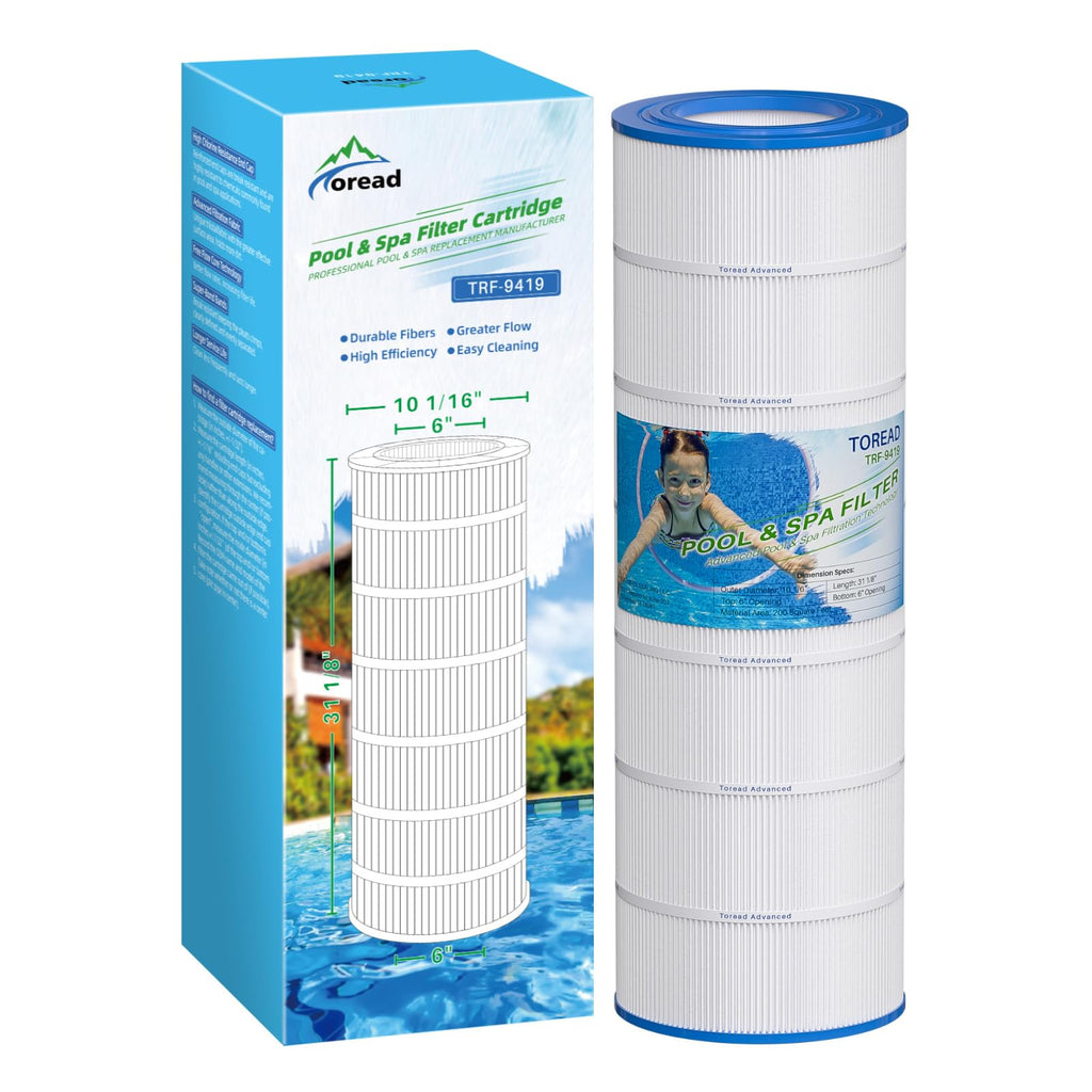 TOREAD PAP200 Pool Filter Replaces Pentair Clean and Clear 200, CC200, PAP200, C-9419, FC-0688, Ultral-C5, PP-C5, R173217, 59054400, Aladdin 29902, Baleen AK-8005, 1 Pack